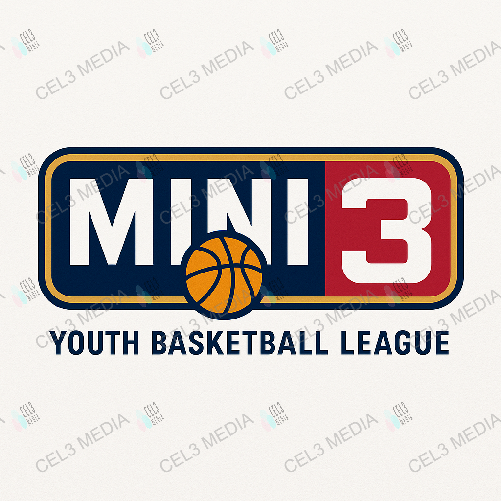 Mini 3 Youth Basketball League Logo Image